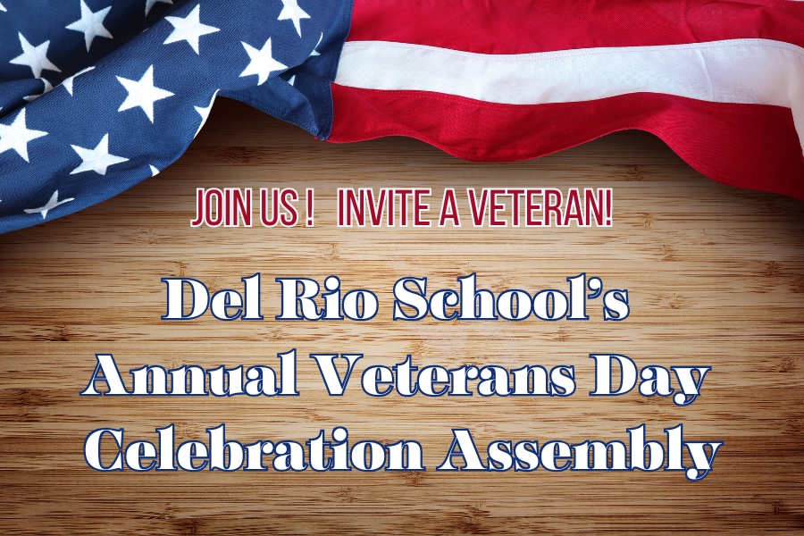 American flag advertising veterans assembly